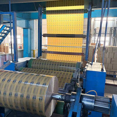 Printed Clear Fragile Plastic Bopp Packing Jumbo Roll Manufacturer