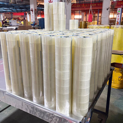 Чистый белый прозрачный горячий продаваемый пластиковый бопп упаковочный скотч фабрика оптом