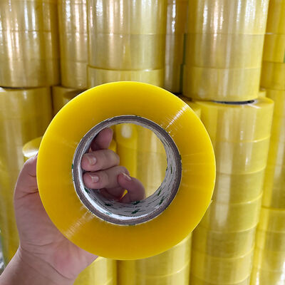 Waterproof Clear Yellowish Acrylic Bopp Packing Tape For Carton Sealing